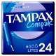 хигиена,тяло,tampax,compak,lites,tampons,24,units,blue,(multicolor)