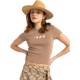 тениска,дамски,тениски,roxy,beach,love,short,sleeve,t,shirt,brown,(portabella)