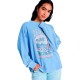 блуза,дамски,блузи,roxy,eastside,midweight,sweatshirt,blue,(grapemist)