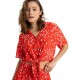 риза,с,къс,ръкав,дамски,блузи,дамски,ризи,roxy,salty,sweet,printed,short,sleeve,shirt,red