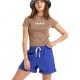 къси,панталони,дамски,панталони,roxy,sweetest,day,sweat,shorts,blue,(dazzling,blue)