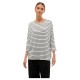 тениска,мъжки,тениски,дамски,тениски,vero,moda,brianna,3,4,sleeve,t,shirt,white,(snow,white,stripes,w.,black)