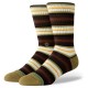чорапи,мъжки,чорапи,stance,hassagore,crew,socks,brown,(chive)