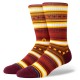 чорапи,мъжки,чорапи,stance,windy,pine,crew,socks,red,(rust)