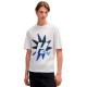 тениска,мъжки,тениски,hugo,nestrolo,01,blue,short,sleeve,t,shirt,white