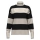 блуза,дамски,пуловери,дамски,плетени,дрехи,hugo,sajittina,01,blue,high,neck,sweater,black