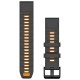 други,аксесоари,garmin,quickfit®,22,silicone,strap,graphite,spark,orange,(brown)
