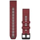 други,аксесоари,garmin,quickfit®,22,silicone,strap,marsala,graphite,(red)