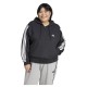 суичър,дамски,блузи,adidas,essentials,3,stripes,french,terry,plus,hoodie,black,(black,white)