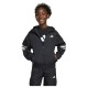 блуза,детски,блузи,adidas,future,icons,3,stripes,woven,full,zip,sweatshirt,black