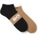 чорапи,мъжки,чорапи,boss,as,logo,01,socks,2,pairs,beige,black,(medium,beige)