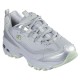 маратонки,дамски,маратонки,skechers,d´lites,trainers,silver,(gray,duraleather,mesh,silver,lime,trim)