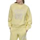 блуза,дамски,блузи,dkny,distressed,rhinestone,logo,sweatshirt,yellow