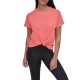 тениска,дамски,тениски,dkny,mini,stud,logo,knot,front,short,sleeve,t,shirt,tropical,peach,(orange,pink)