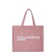 пазарска,чанта,всички,чанти,karl,lagerfeld,ew,logo,shopper,bag,pink