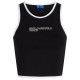 потник,дамски,топове,karl,lagerfeld,outline,logo,sleeveless,top,black
