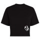 тениска,дамски,тениски,karl,lagerfeld,reg,cropped,monogram,short,sleeve,t,shirt,black,(black)