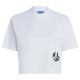 тениска,дамски,тениски,karl,lagerfeld,reg,cropped,monogram,short,sleeve,t,shirt,white