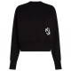 блуза,дамски,блузи,karl,lagerfeld,regular,logo,sweatshirt,black