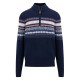 блуза,мъжки,пуловери,fynch,hatton,1411320,half,zip,sweater,blue