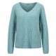 блуза,дамски,пуловери,дамски,плетени,дрехи,fynch,hatton,24107445,v,neck,sweater,aqua,sea,(blue)