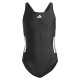 бански,костюм,детски,бански,костюми,adidas,3,stripes,c,back,swimsuit,black,white,(black)