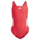 бански,костюм,детски,бански,костюми,adidas,3,stripes,c,back,swimsuit,pure,ruby,white,(red)