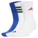 чорапи,мъжки,чорапи,adidas,logo,crew,socks,3,units,white,white,team,royal,blue,(white,blue)