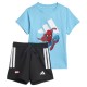 детски,екипи,детски,облекла,за,момчета,adidas,x,marvel,spiderman,tee,set,blue