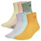 чорапи,мъжки,чорапи,дамски,чорапи,adidas,originals,mid,short,socks,6,units,multicolor,(silver,green,glow,pink,powder,yellow)
