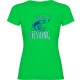 тениска,дамски,тениски,kruskis,life,is,better,fishing,short,sleeve,t,shirt,green,(light,green)