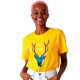 тениска,дамски,тениски,kruskis,stay,wild,short,sleeve,t,shirt,yellow,(yellow)