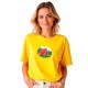 тениска,дамски,тениски,kruskis,tent,short,sleeve,t,shirt,yellow,(yellow)