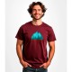 тениска,мъжки,тениски,kruskis,the,nature,is,calling,short,sleeve,t,shirt,dark,red