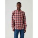 риза,с,дълъг,ръкав,мъжки,ризи,levi´s,®,sunset,1,pocket,standard,long,sleeve,shirt,orange,(nolan,plaid,dress,bl)