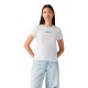 тениска,дамски,тениски,levi´s,®,the,perfect,short,sleeve,t,shirt,serif,emb,bright,white,(white)