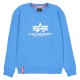 блуза,мъжки,пуловери,alpha,industries,basic,sweatshirt,mediterranean,blue,(blue)