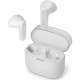 слушалки,слушалки,philips,tat2139wt,wireless,earphones,white