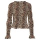 тениска,дамски,тениски,yas,chemma,long,sleeve,t,shirt,brown