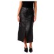 пола,дамски,поли,и,рокли,yas,mina,leather,long,skirt,black