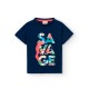 тениска,мъжки,тениски,дамски,тениски,boboli,knit,short,sleeve,t,shirt,blue,(marine,7)
