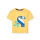 тениска,мъжки,тениски,дамски,тениски,boboli,knit,short,sleeve,t,shirt,yellow,(corn)