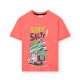 тениска,мъжки,тениски,дамски,тениски,boboli,knit,short,sleeve,t,shirt,orange,(watermelon,30)
