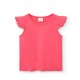 тениска,мъжки,тениски,дамски,тениски,boboli,knit,short,sleeve,t,shirt,pink,(raspberry)