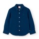 риза,с,дълъг,ръкав,дамски,ризи,мъжки,ризи,boboli,linen,long,sleeve,shirt,blue,(marine)