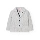 сако,boboli,oxford,blazer,striped,blazer,grey