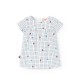 рокля,детски,поли,и,рокли,boboli,poplin,check,dress,ladybug,flower,print,(white)