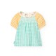 карирана,риза,детски,ризи,boboli,poplin,check,short,sleeve,shirt,green,(aquarius,paintings)