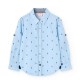 риза,с,дълъг,ръкав,дамски,ризи,мъжки,ризи,boboli,printed,long,sleeve,shirt,blue,(pineapple,print)