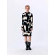 рокля,дамски,поли,и,рокли,object,ray,aop,long,sleeve,dress,black,(black,sandshell,graphic,blocking)
